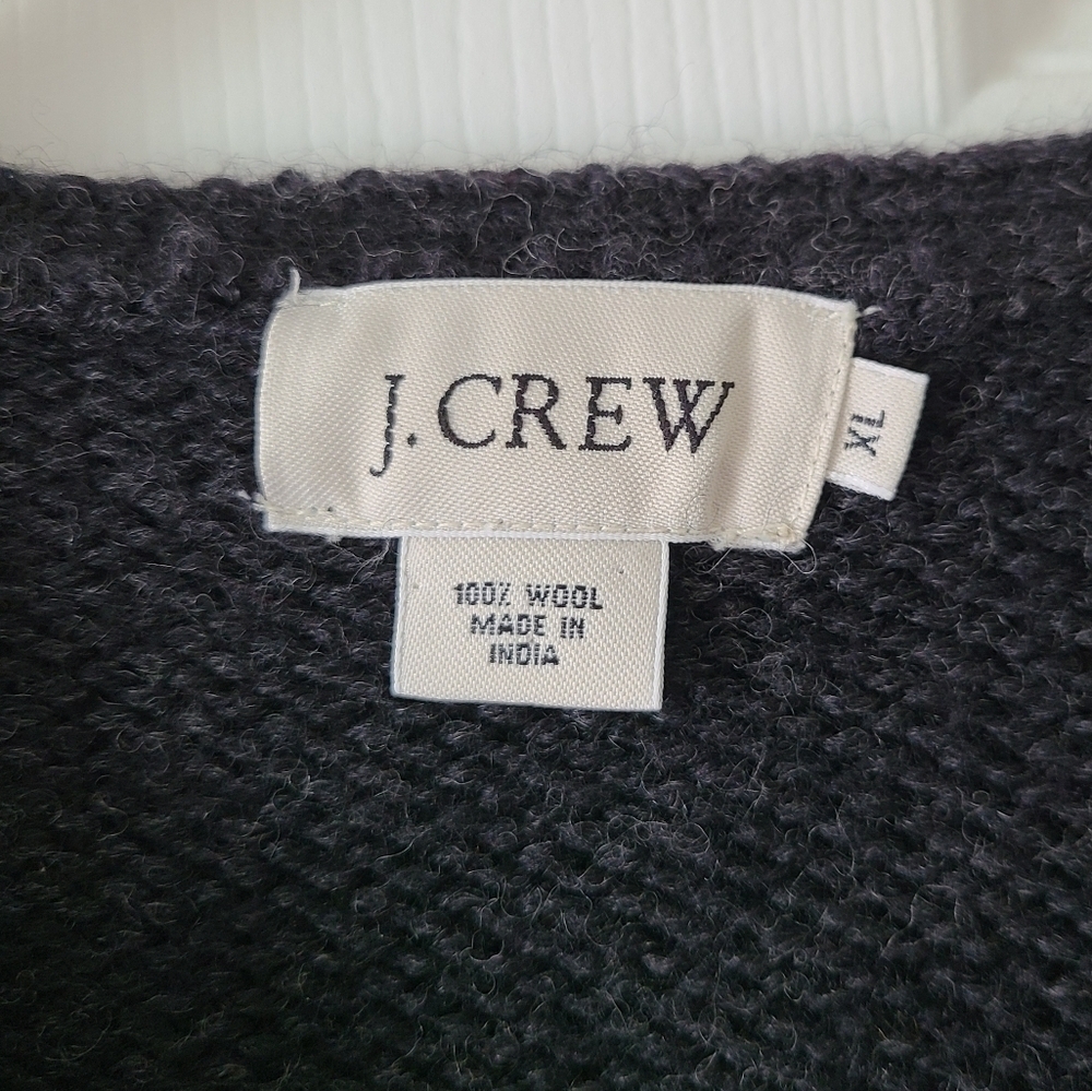 J.Crew Wool V-Neck Sweater - Picture 2 of 4